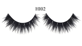 Double Layered Tipped Lashes HI02